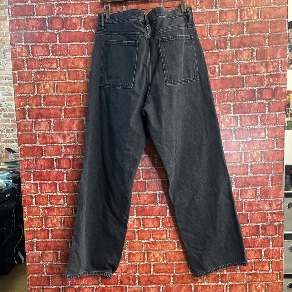 Uniqlo Slim Straight Dark Grey Size 3