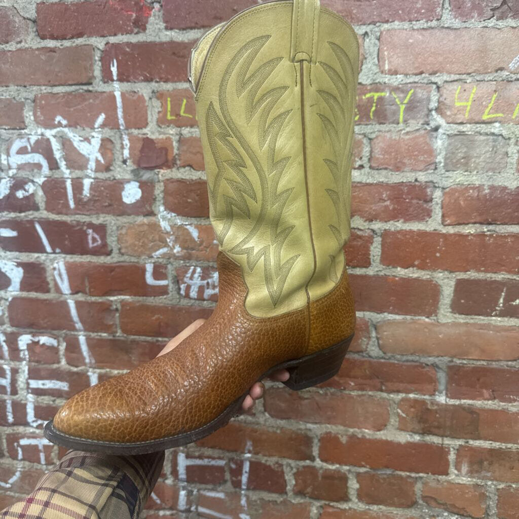 Nocona Bullhide Pebble Twotone Boots Size 13M