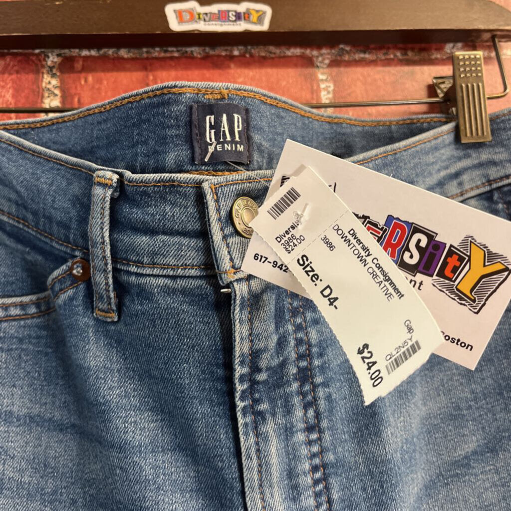 Gap Straight Flare Jean Light Blue