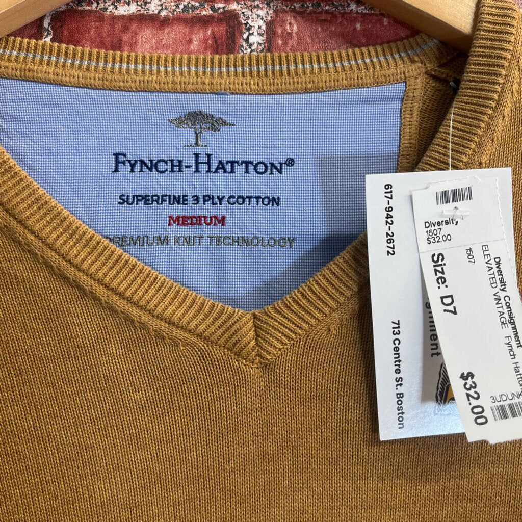 Flynch Hatton Knit Crewneck Mustard Size M