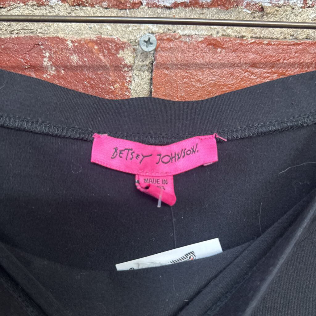 Betsey Johnson Puffy Mini Skirt Black Size XS