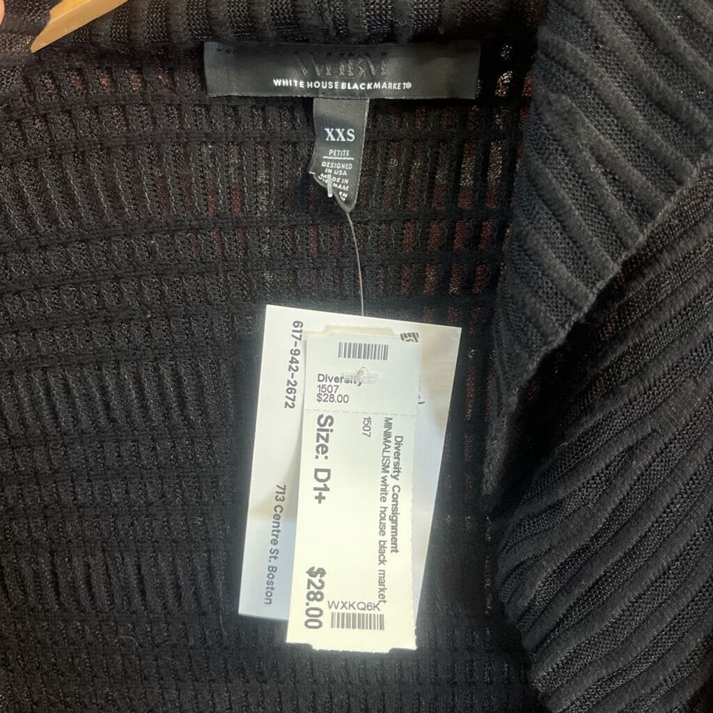 White House Black Market Shall Black Size XXS