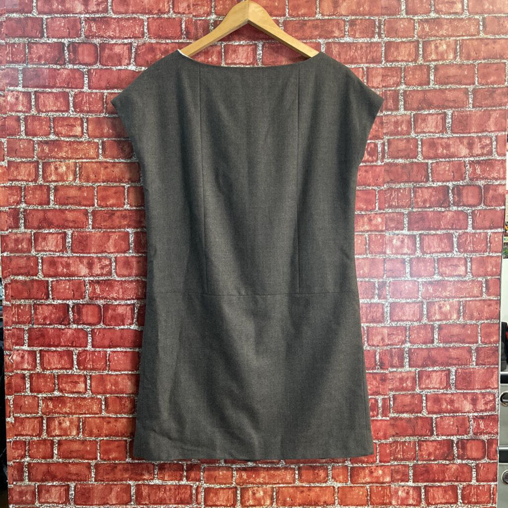 Ba&Sh Grey Tunic With Fake Pockets Size 2