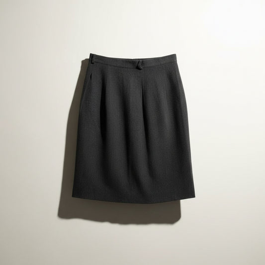Emporio Armani grey midi skirt size 44 product photo