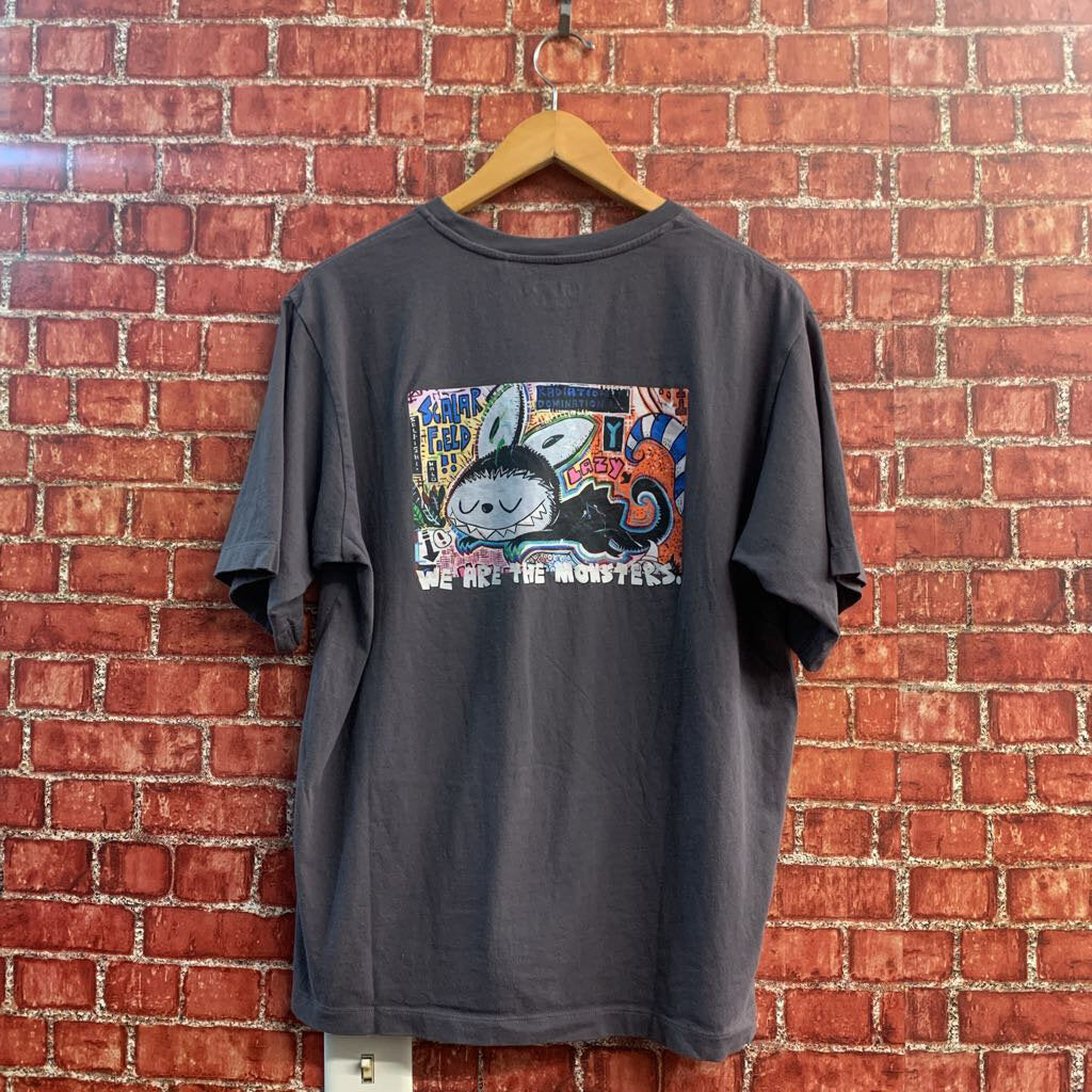 Uniqlo Pop Mart tee graphic detail view