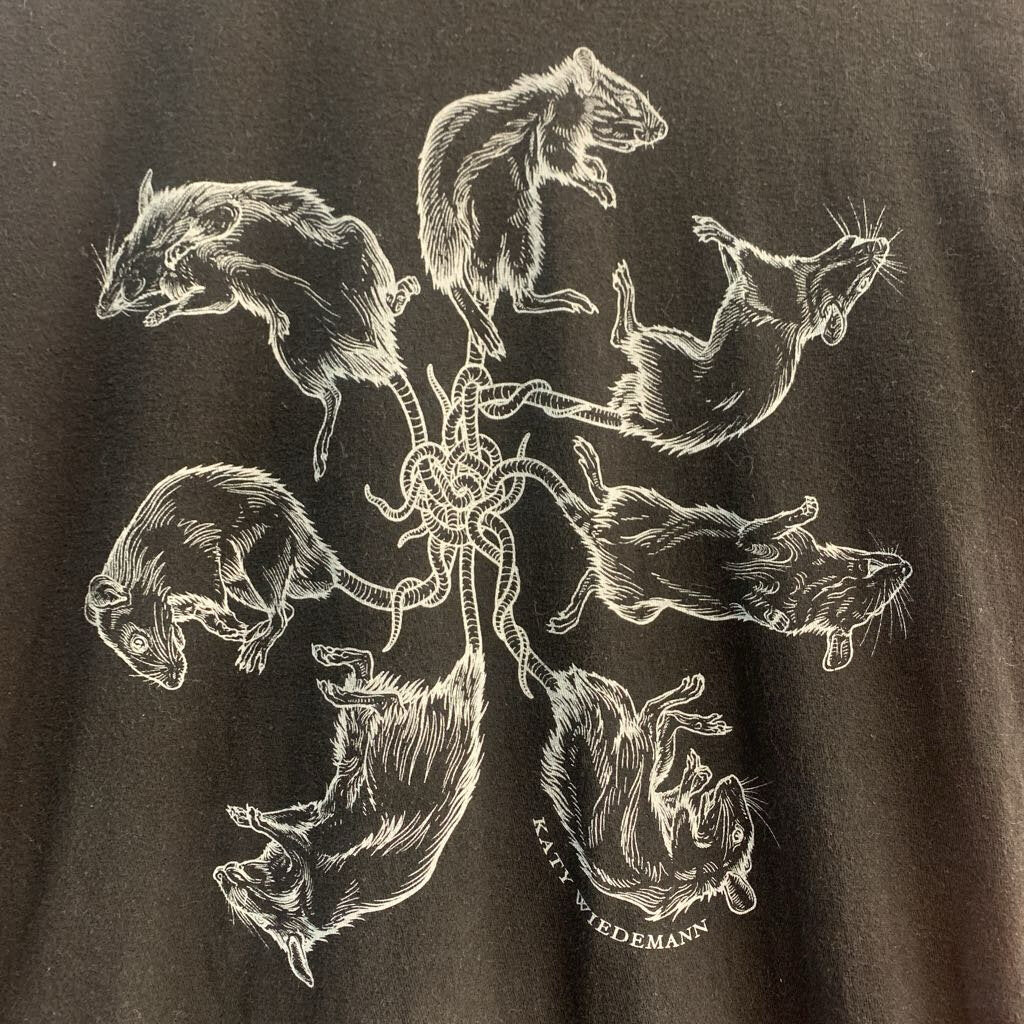 Katy Wiedmann Rat King graphic T shirt alternate view