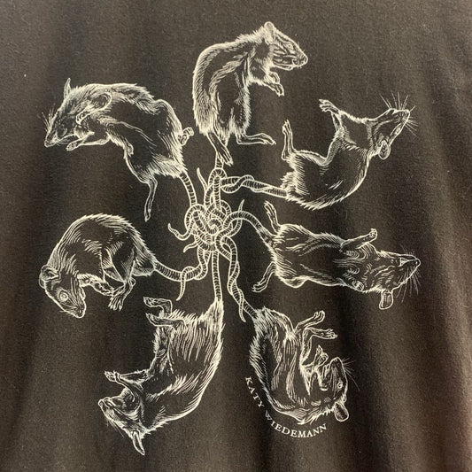 Katy Wiedmann Rat King graphic T shirt alternate view