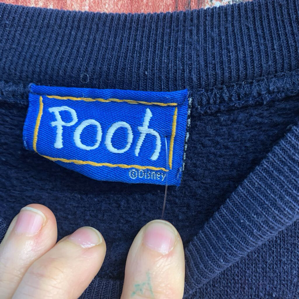 Vintage Pooh Bear navy graphic sweatshirt alternate view