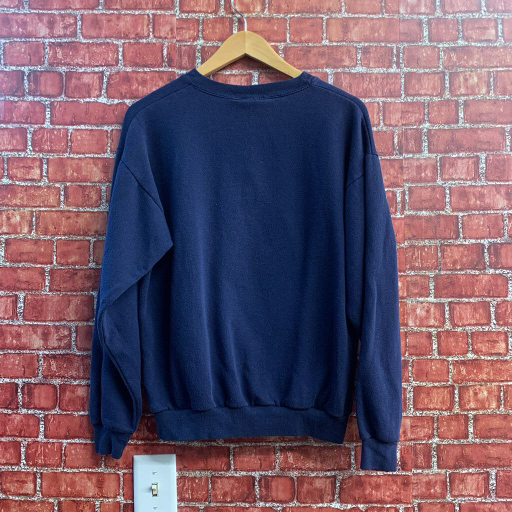 Winnie the Pooh vintage crewneck graphic detail navy yellow and red