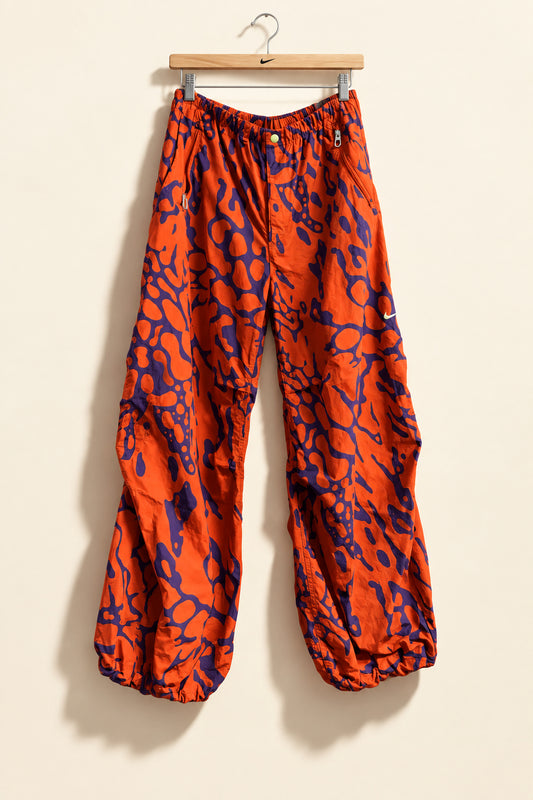 Nike Loose Fit Joggers Printed Orange/Purple Size M