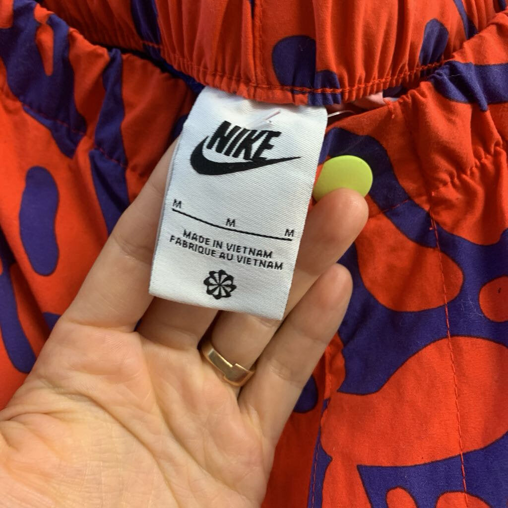Nike Loose Fit Joggers Printed Orange/Purple Size M