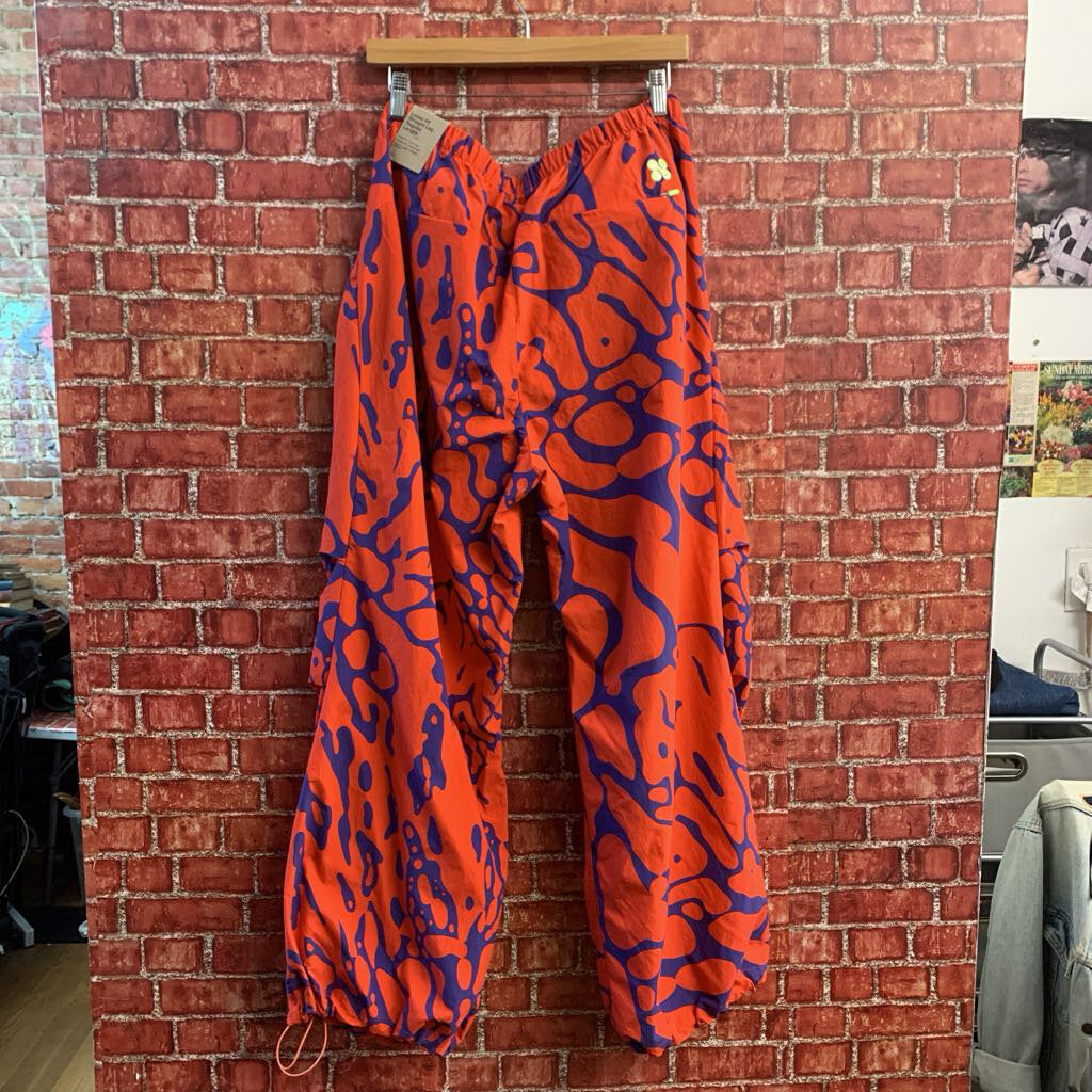 Nike Loose Fit Joggers Printed Orange/Purple Size M