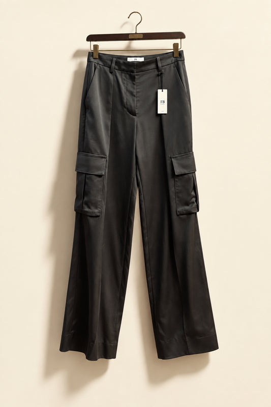 Banana Republic Satin Trousers Dark Brown Size 2