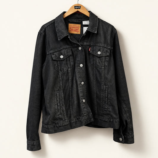 Levi Strauss & Co. Denim Jacket Black Size XL