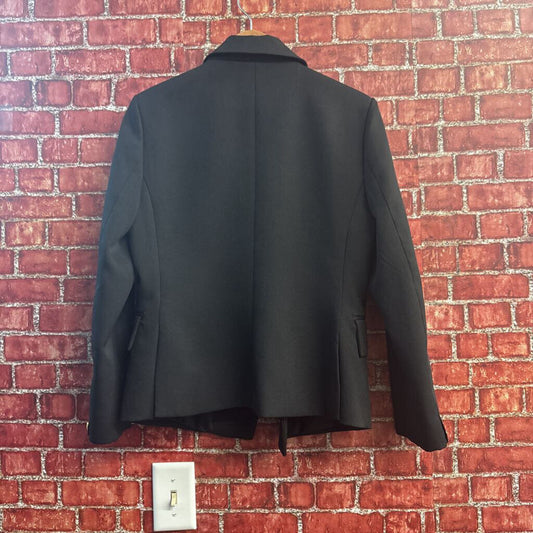 Walter Baker Double Breasted Blazer Black/Gold Size M