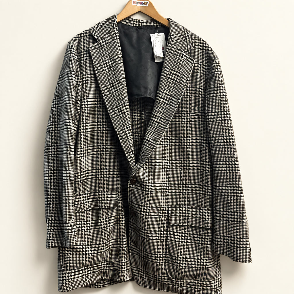 Orvis Vintage Sport Jacket Tweed Wool Black/Tan