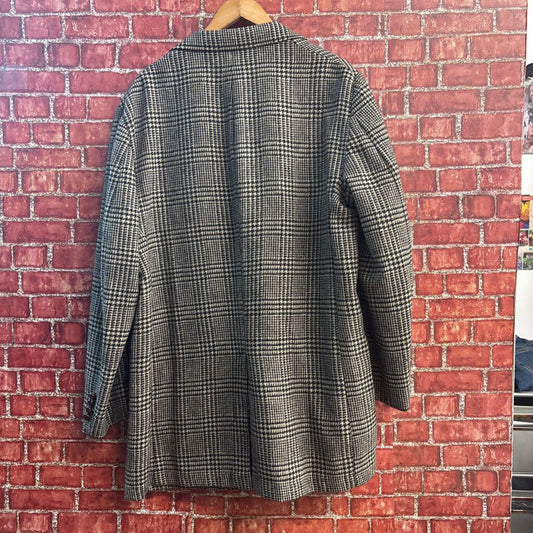 Orvis Vintage Sport Jacket Tweed Wool Black/Tan