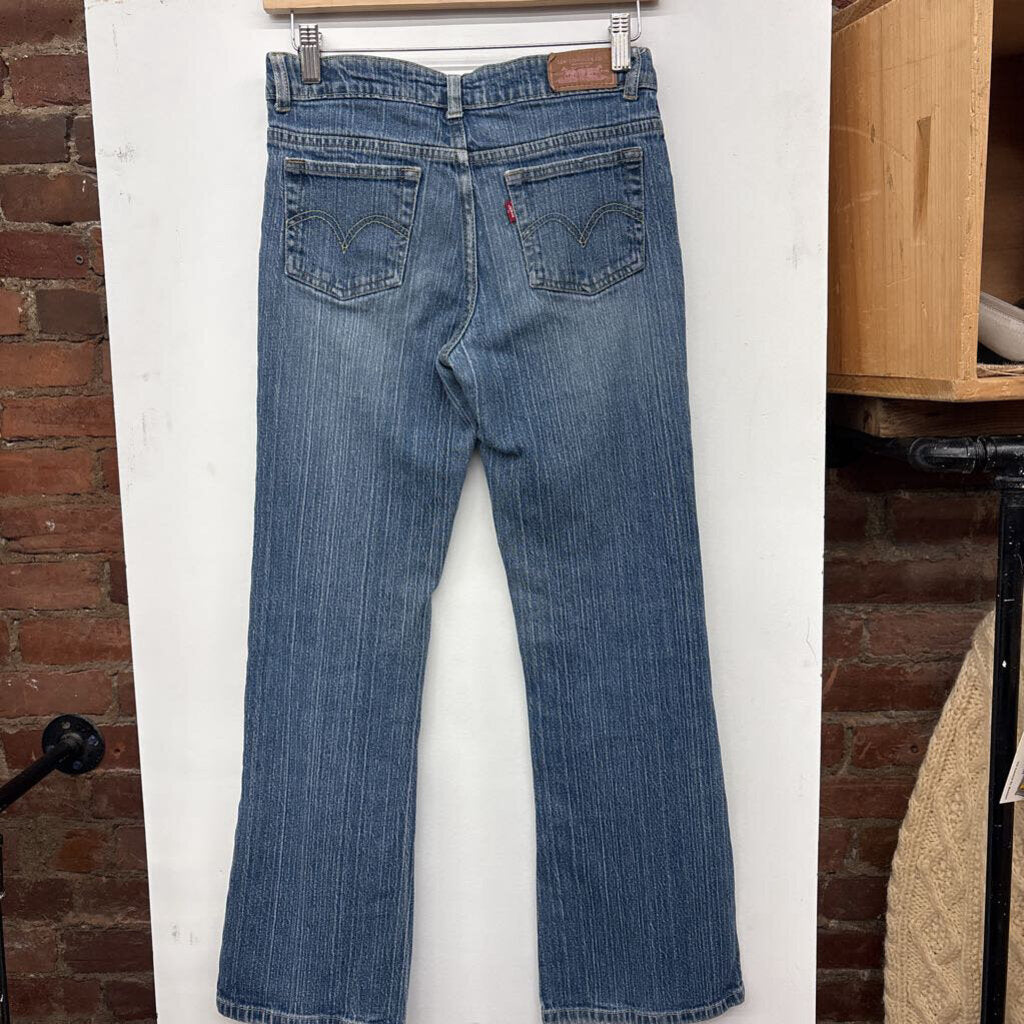 Levis Y2K Low Rise Jeans Youth Blue Size 14