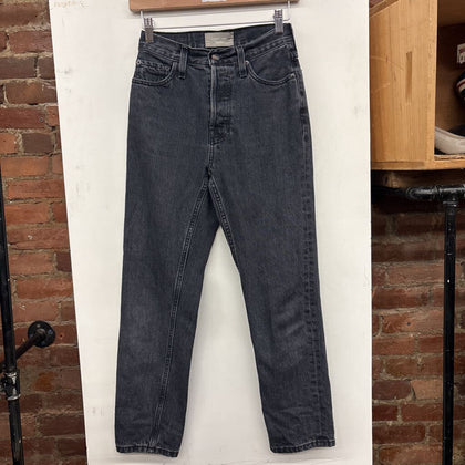 Everlane Jeans Button Fly Tapered Grey Size 24