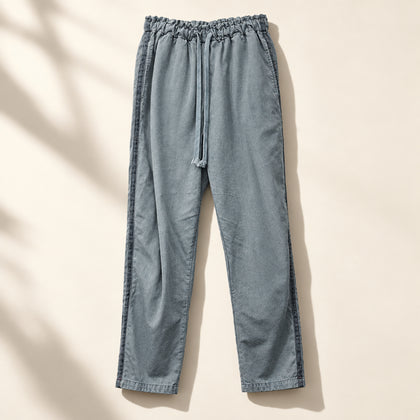 Xirena Scrunched Waist Pant Grey/Blue Ladies Size S