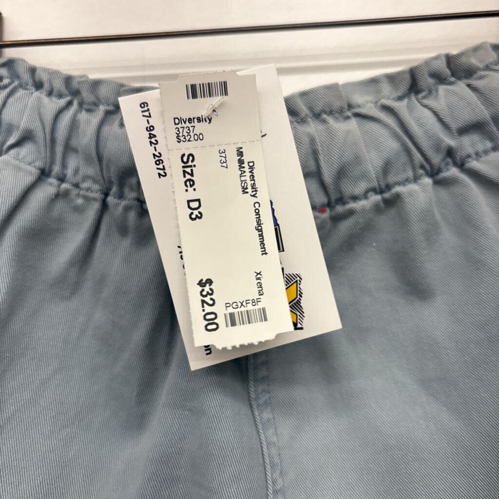 Xirena Scrunched Waist Pant Grey/Blue Ladies Size S