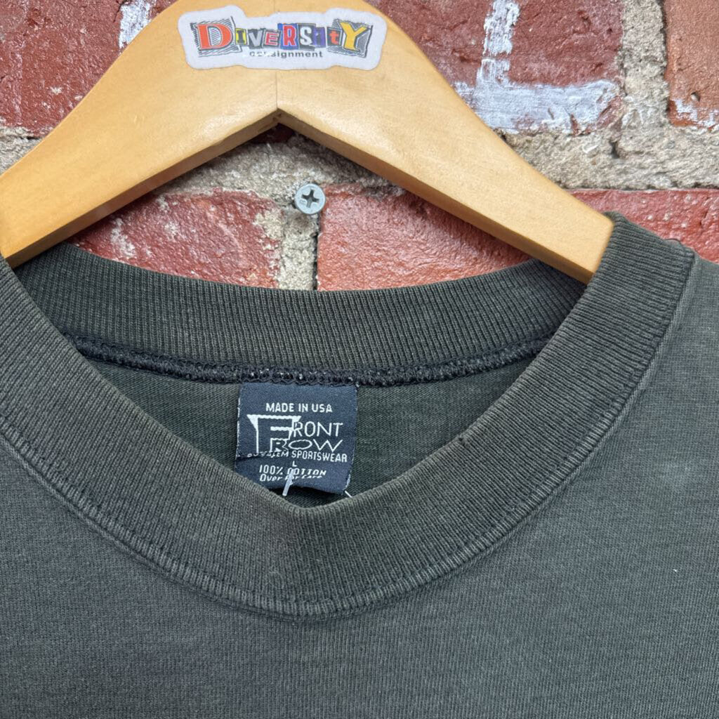 Front Row Celtics Graphic Tee Dark Grey Men’s Size L