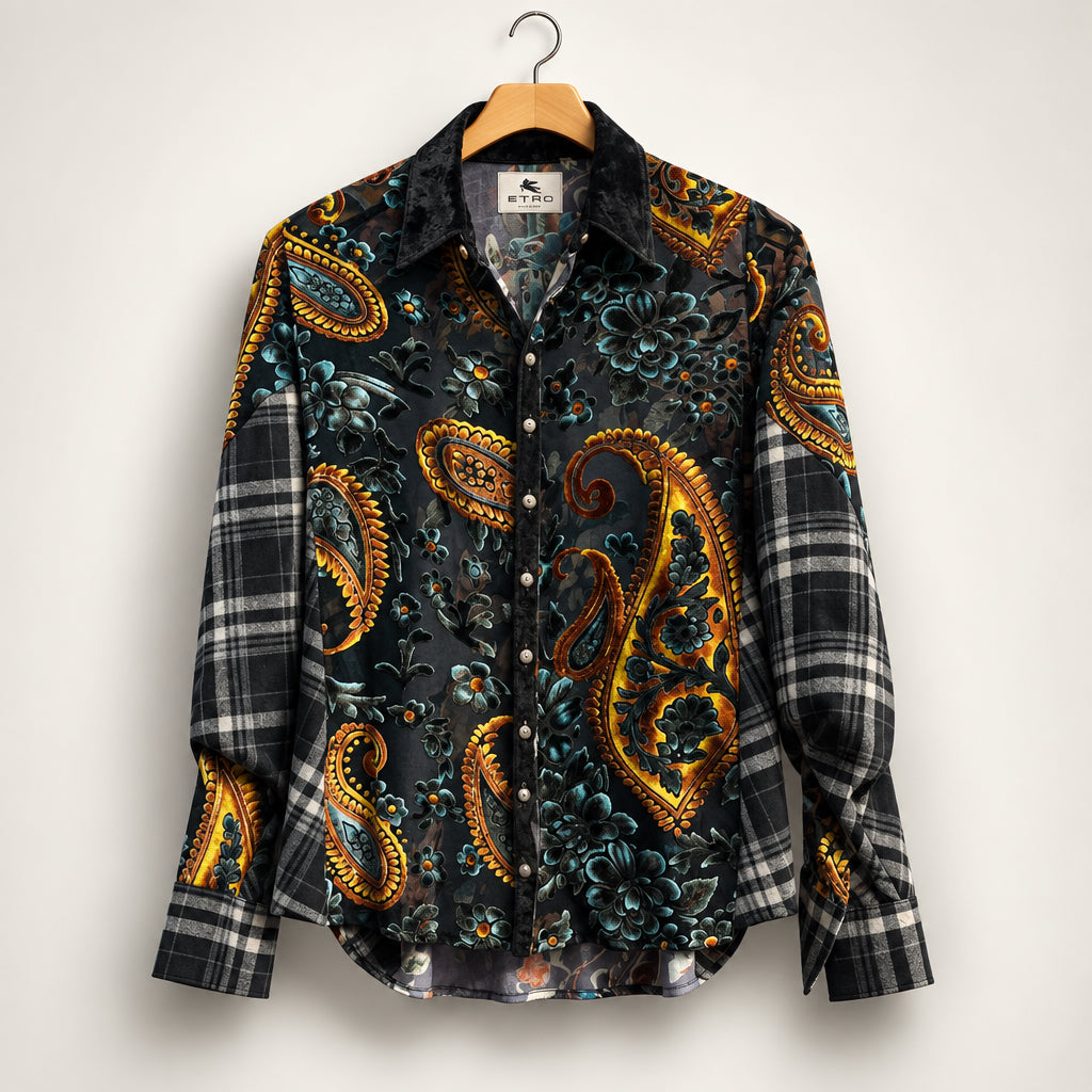 Aratta Button up Multi Patterned Ladies Size 3XL