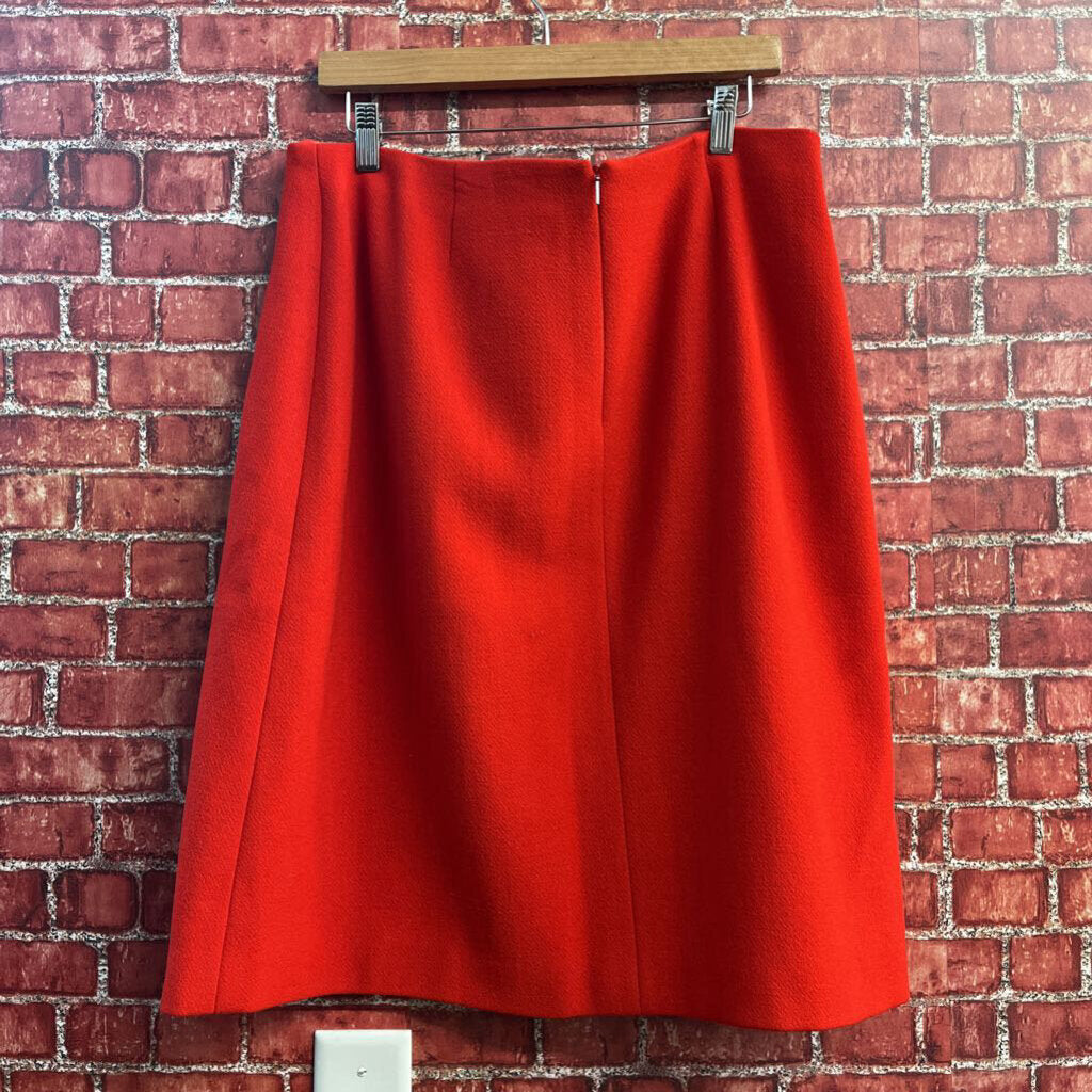 Boss Hugo Boss Midi Wrap Skirt Bright Red Ladies Size L