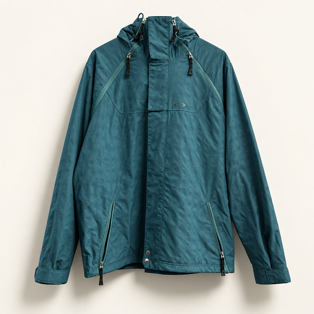 Oakley Loose Fit Ski Jacket Teal/Purple Men’s Size M