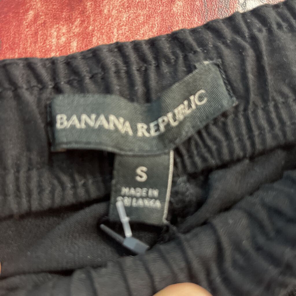 Banana Republic Linen Utility Pants Black Ladies Size S