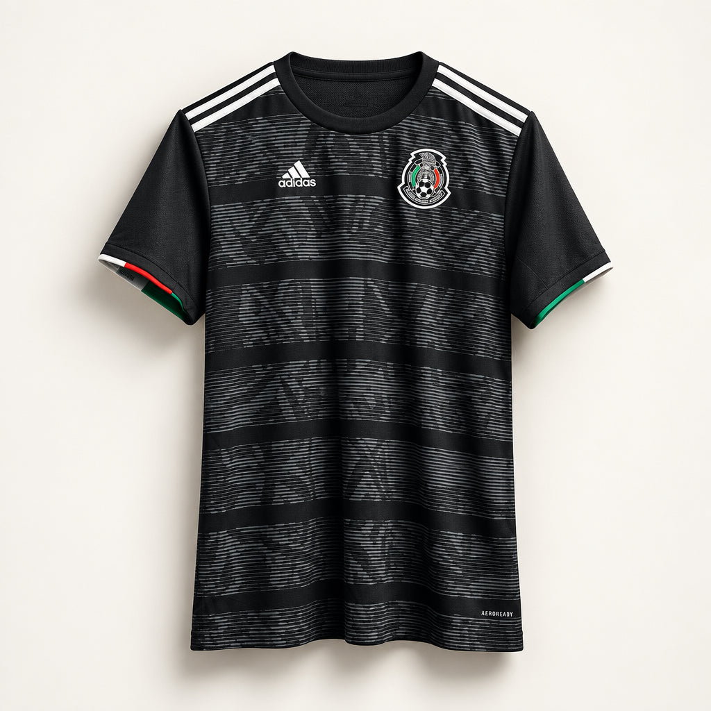 Adidas Soccer jersey Black/White Size M