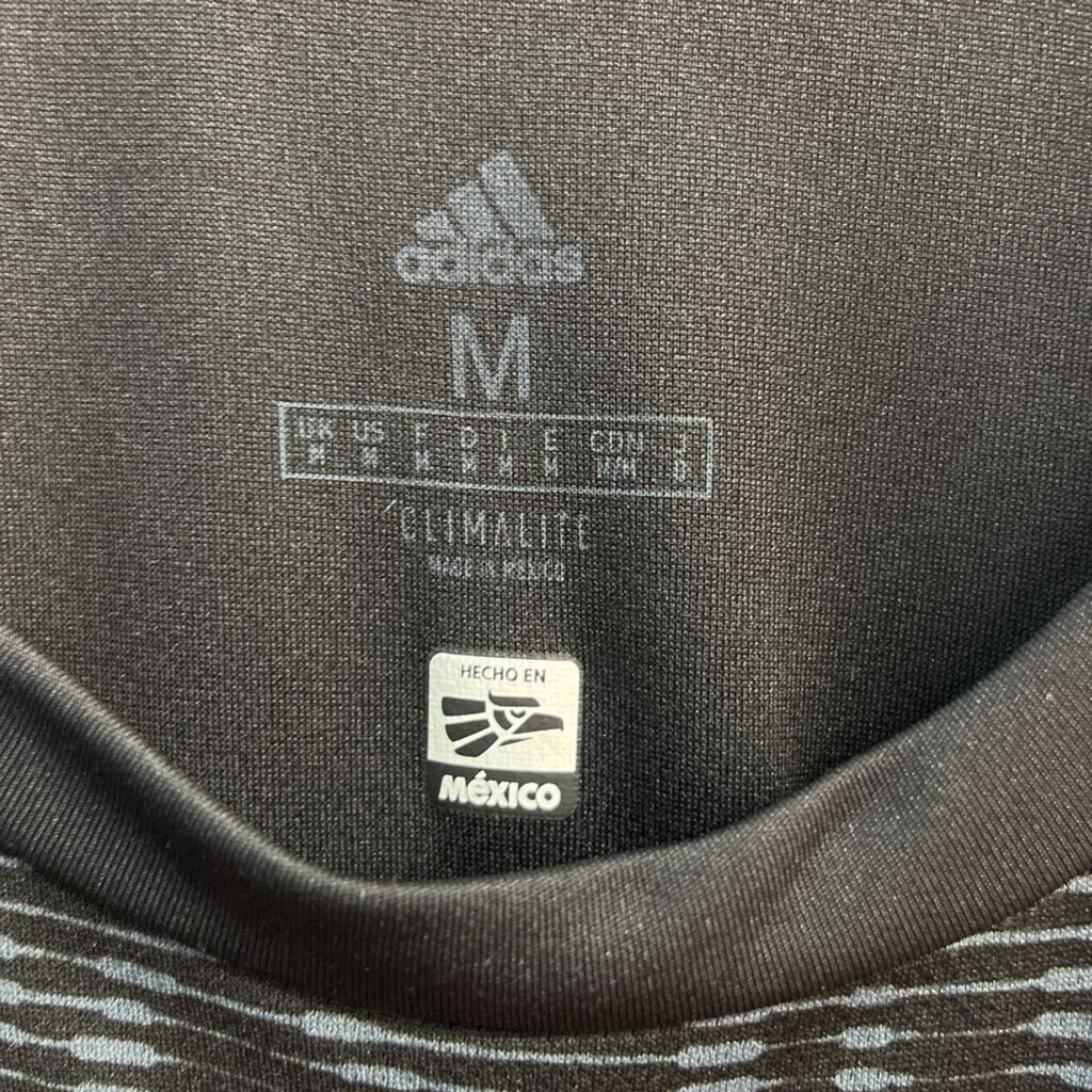Adidas Soccer jersey Black/White Size M