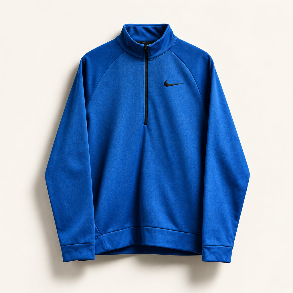 Nike Zip Up Crewneck Blue Size L