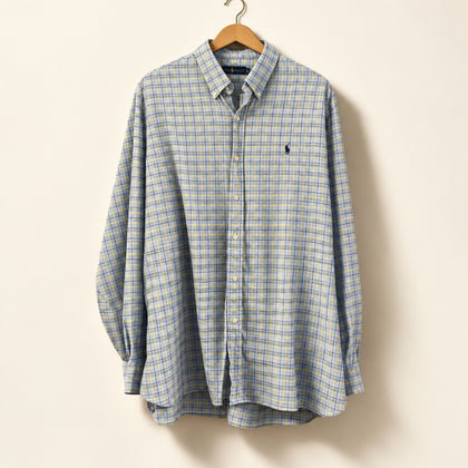 Ralph Lauren Flannel Blue/Yellow Men’s Size XXL