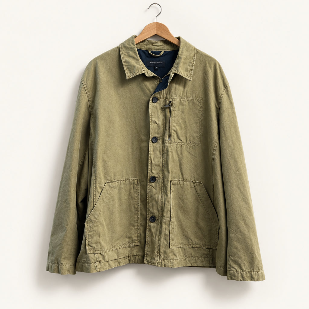 Banana Republic Khaki Utility Jacket Light Brown Size XXL