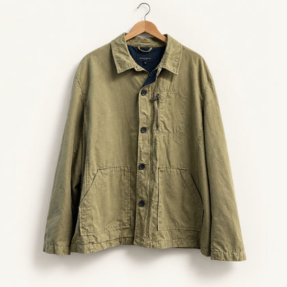 Banana Republic Khaki Utility Jacket Light Brown Size XXL