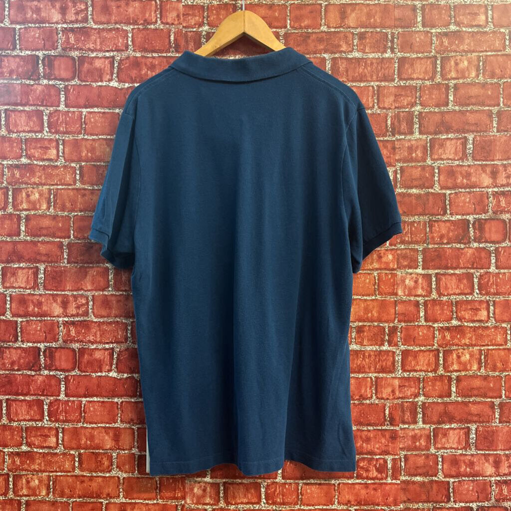 Burberry Brit Collard Polo Blue Size XXL