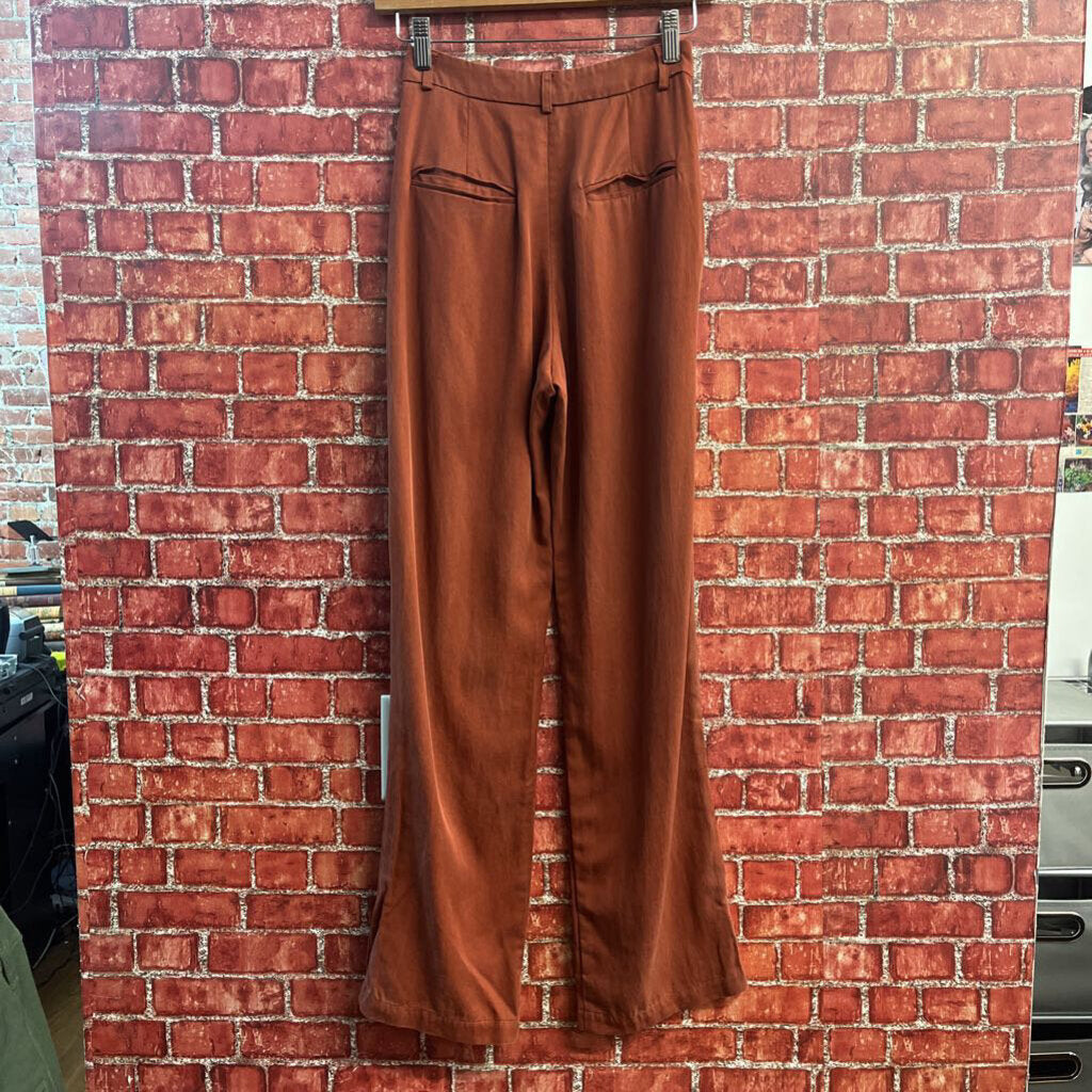 Reformation Trousers Burnt Orange Ladies Size 0P