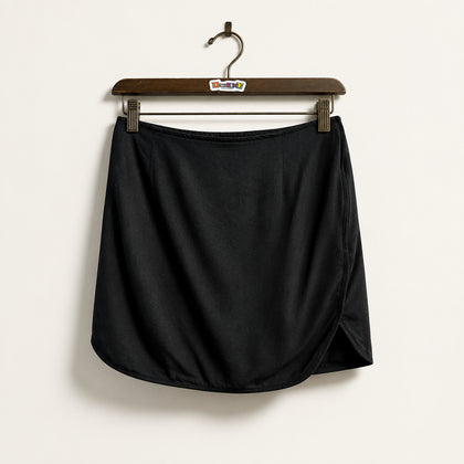 Emporio Armani Mini Skirt Black Ladies Size 26