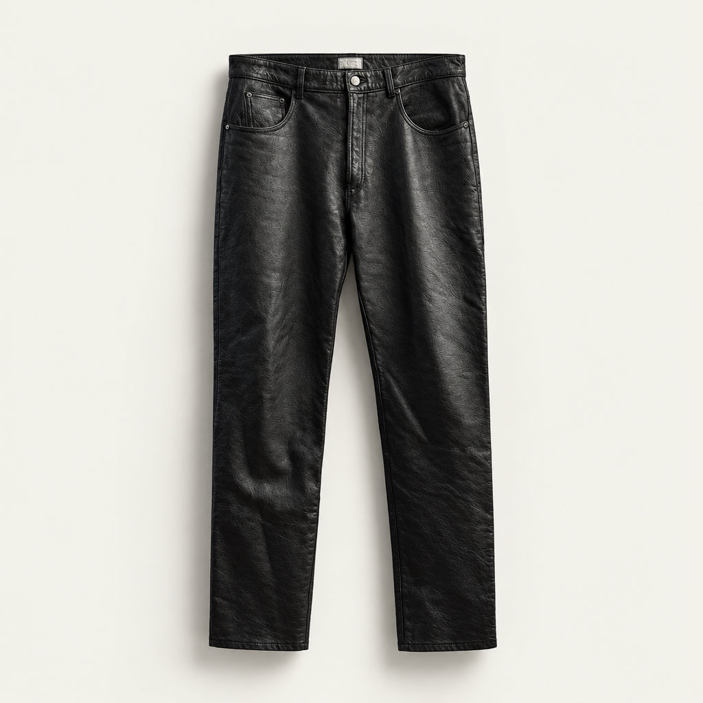 Xelement Leather Pants Black Men’s Size 42