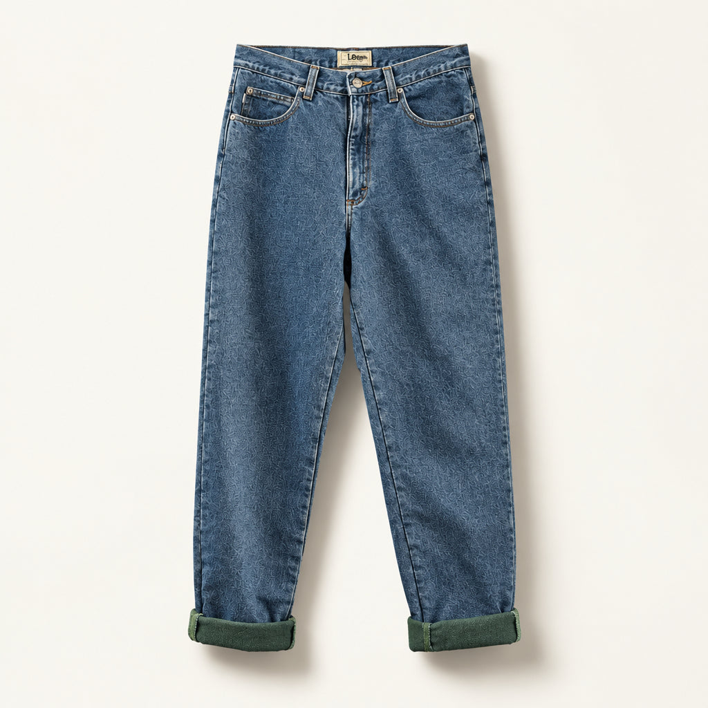 LL Bean Jeans Fleece Lined Blue Men’s Size 32x34