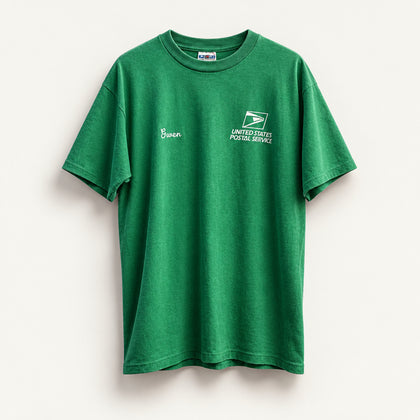 Jerzees Vintage Tee USPS 'Gwen' Green Size L