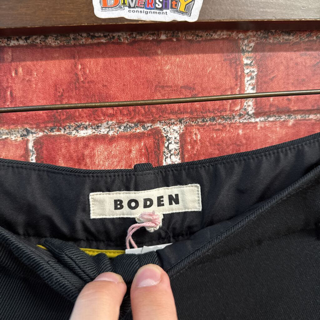 Boden Trousers Crop Black Ladies Size 12R