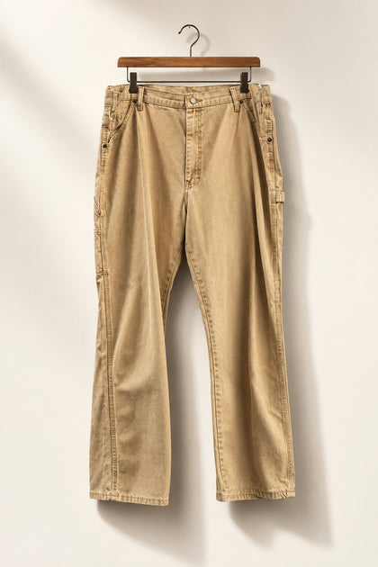 Dickies Carpenter Pants Khaki Brown AS-IS Men’s Men’s Size 40
