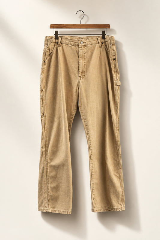 Dickies Carpenter Pants Khaki Brown AS-IS Men’s Men’s Size 40