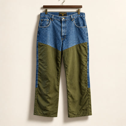 Browning Hunting Pants Jeans/Cotton Blue/Olive Men’s Size 38