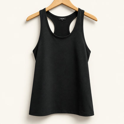 Terez Tank Racerback Black Ladies Size M
