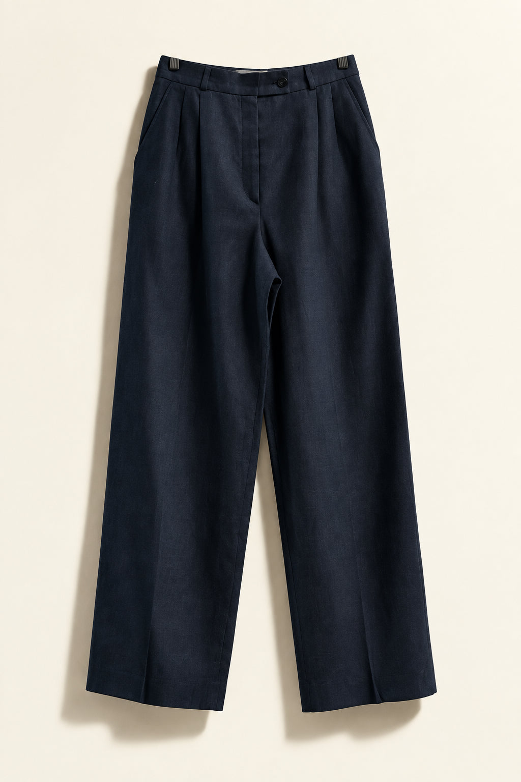 Burberry London Trousers Linen Black Ladies Size 28