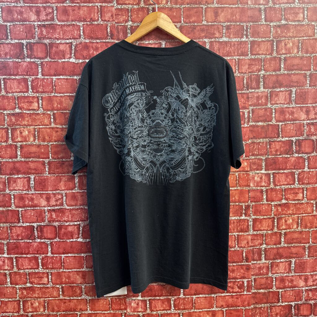 Ecko Unltd Tee Rubber Rhino Black/Grey Men’s Size L