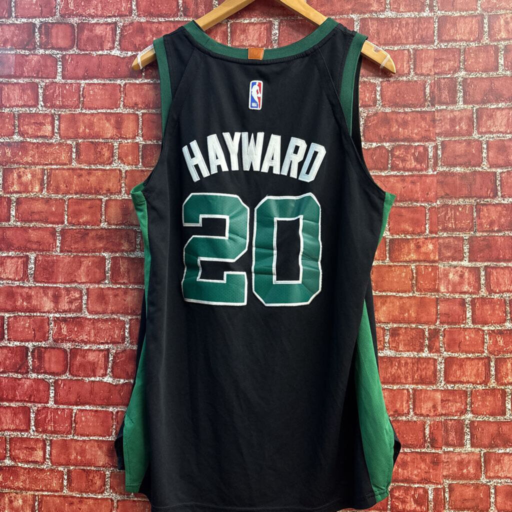 Nike Boston Celtics #20 Jersey Black/Green/White Men’s Size L